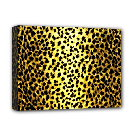 Leopard 1 Leopard A Deluxe Canvas 16  x 12  (Stretched) 