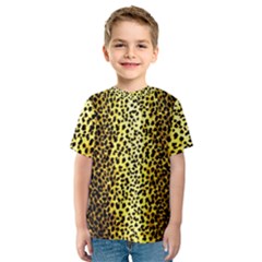 Leopard 1 Leopard A Kids  Sport Mesh Tee