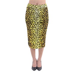 Leopard 1 Leopard A Midi Pencil Skirt