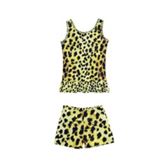 Leopard 1 Leopard A Kid s Boyleg Swimsuit