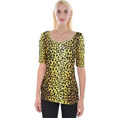 Leopard 1 Leopard A Wide Neckline Tee