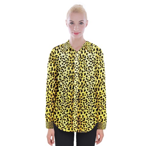 Leopard 1 Leopard A Womens Long Sleeve Shirt by dressshop