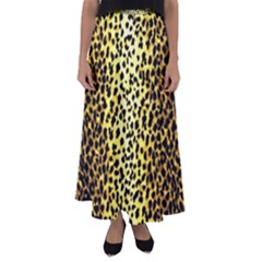 Leopard 1 Leopard A Flared Maxi Skirt