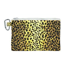 Leopard 1 Leopard A Canvas Cosmetic Bag (Medium)