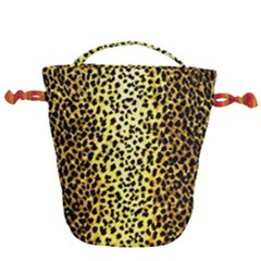 Leopard 1 Leopard A Drawstring Bucket Bag