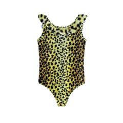 Leopard 1 Leopard A Kids  Frill Swimsuit