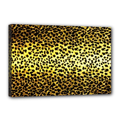 Leopard Version 2 Canvas 18  X 12  (stretched)