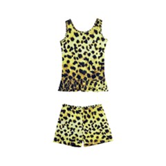 Leopard Version 2 Kid s Boyleg Swimsuit