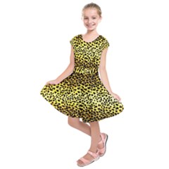 Leopard Version 2 Kids  Short Sleeve Dress