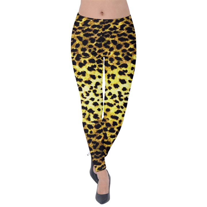 Leopard Version 2 Velvet Leggings