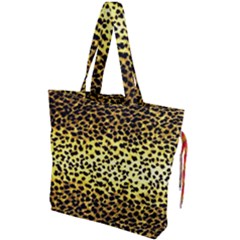 Leopard Version 2 Drawstring Tote Bag by dressshop