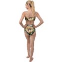 Retro Vintage Floral Tied Up Two Piece Swimsuit View2