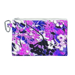 Floral Legging Floral Rug Canvas Cosmetic Bag (large) by dressshop