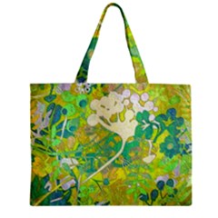 Floral 1 Abstract Zipper Mini Tote Bag by dressshop