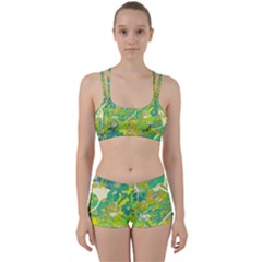 Floral 1 Abstract Perfect Fit Gym Set by dressshop