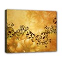 Wonderful Vintage Design With Floral Elements Deluxe Canvas 20  x 16  (Stretched) View1