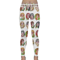 All The Pretty Ladies Classic Yoga Leggings by ArtByAng