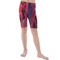 Desert Dreaming Kids  Mid Length Swim Shorts by ArtByAng