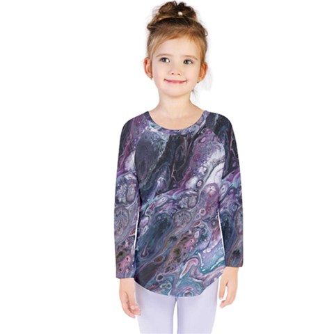 Planetary Kids  Long Sleeve Tee by ArtByAng