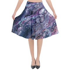 Planetary Flared Midi Skirt by ArtByAng