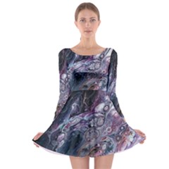 Planetary Long Sleeve Skater Dress by ArtByAng