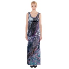 Planetary Maxi Thigh Split Dress by ArtByAng