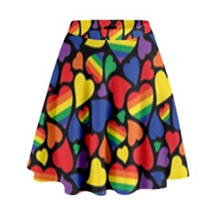 Prideheartsrepeat High Waist Skirt by PrideMarks