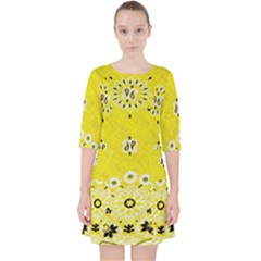 Grunge Yellow Bandana Pocket Dress by dressshop