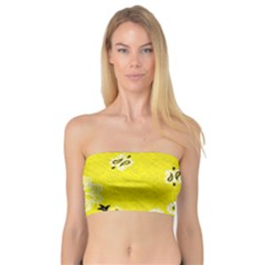 Grunge Yellow Bandana Bandeau Top by dressshop