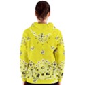 Grunge Yellow Bandana Women s Zipper Hoodie View2