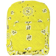 Grunge Yellow Bandana Full Print Backpack by dressshop