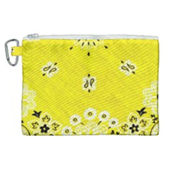 Grunge Yellow Bandana Canvas Cosmetic Bag (xl) by dressshop