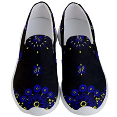 Blue Yellow Bandana Men s Lightweight Slip Ons by dressshop