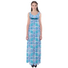 Geometric Doodle 1 Empire Waist Maxi Dress by dressshop