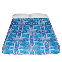 Geometric Doodle 1 Fitted Sheet (california King Size) by dressshop