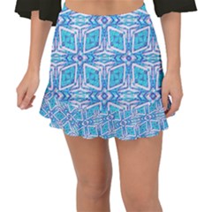 Geometric Doodle 1 Fishtail Mini Chiffon Skirt by dressshop