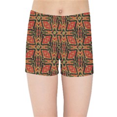 Geometric Doodle 2 Kids Sports Shorts by dressshop