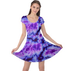 Tie Dye 1 Cap Sleeve Dress by dressshop