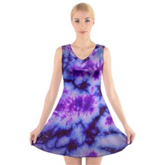 Tie Dye 1 V-neck Sleeveless Dress