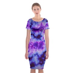 Tie Dye 1 Classic Short Sleeve Midi Dress by dressshop