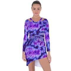 Tie Dye 1 Asymmetric Cut-Out Shift Dress