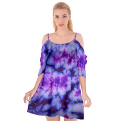 Tie Dye 1 Cutout Spaghetti Strap Chiffon Dress