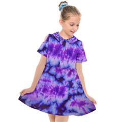 Tie Dye 1 Kids  Short Sleeve Shirt Dress