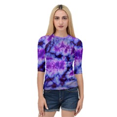 Tie Dye 1 Quarter Sleeve Raglan Tee