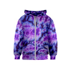 Tie Dye 1 Kids  Zipper Hoodie