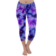 Tie Dye 1 Capri Winter Leggings  by dressshop