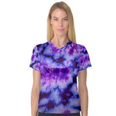 Tie Dye 1 V-Neck Sport Mesh Tee