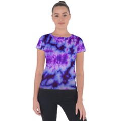 Tie Dye 1 Short Sleeve Sports Top 