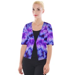 Tie Dye 1 Cropped Button Cardigan