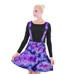 Tie Dye 1 Suspender Skater Skirt by dressshop